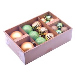 Julgranskulor Grön/Guld Mix