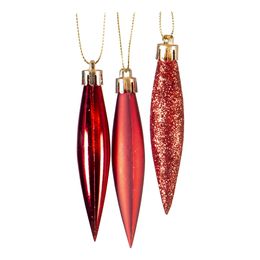 Joulukuusenkoriste Pisara Punainen