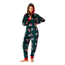 Polkagris Onesie Dame