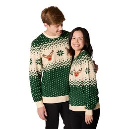 Bildspel - Julren Retro Grön Jultröja