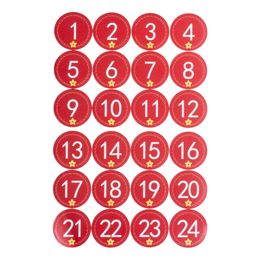 Bildspel - Julstickers Siffror