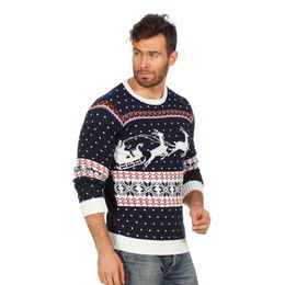 Lysbildefremvisning - Juletrøje Blå Julekane