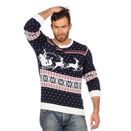 Lysbildefremvisning - Juletrøje Blå Julekane