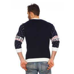 Lysbildefremvisning - Juletrøje Blå Julekane