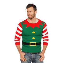 Bildspel - Jultröja Grön Tomtenisse