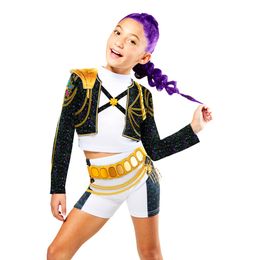 Bildspel - K-pop Demon Hunters™ Rumi Gold Hybrid Barn Maskeraddräkt