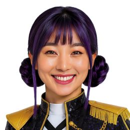K-Pop Starry Buns Peruk