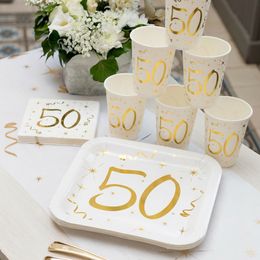 Bildspel - Kaffeservetter 50 Guld