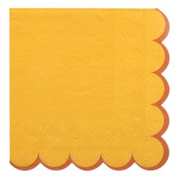 Kaffeservetter Gul/Orange