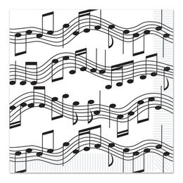 Kaffeservetter Musiknoter