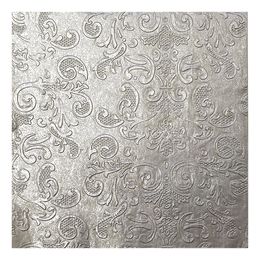 Kaffeservetter Struktur Silver Metallic