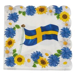 Kaffeservetter Svensk Sommar