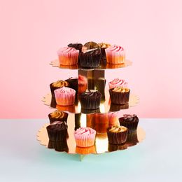 Bildspel - Kakställ Guld Metallic