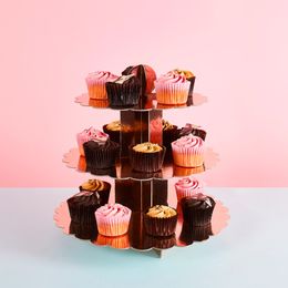 Bildspel - Kakställ Roséguld Metallic