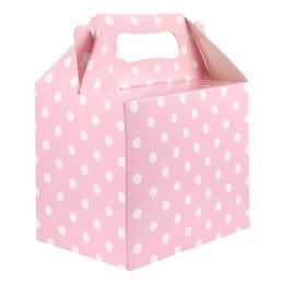 Kalasbox Ljusrosa Prickig