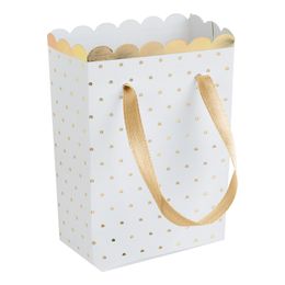 Juhlalaukut Pilkulliset Valkoinen/Kulta