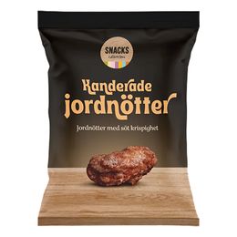 Snacks Kanderade Jordnötter