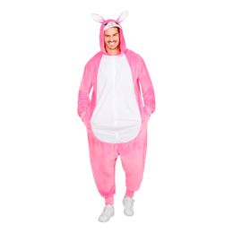 Kanin Rosa Onesie Maskeraddräkt