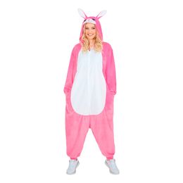 Bildspel - Kanin Rosa Onesie Maskeraddräkt