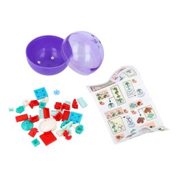 Bildspel - Kapsel med Byggklossar Julleksak