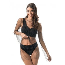 Bildspel - Kjol i Mesh med Stenar