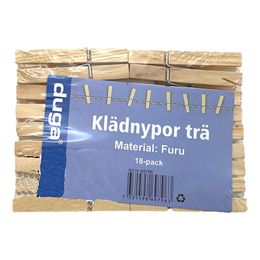 Klädnypor i Trä