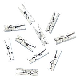 Klädnypor Mini Silver