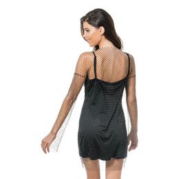 Bildspel - Klänning i Mesh med Stenar