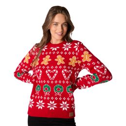 Bildspel - Klassisk Stickad Röd Jultröja