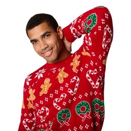 Bildspel - Klassisk Stickad Röd Jultröja