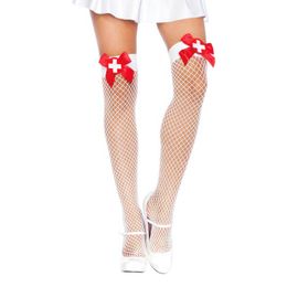 Knästrumpor Sjuksköterska med Rosetter Deluxe
