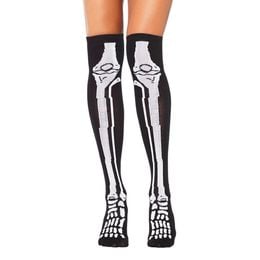 Knestrømper Skjelett Deluxe