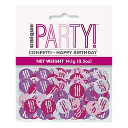 Konfetti 18 Rosa/Silver