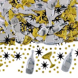 Konfetti Champagne Guld/Sølv/Sort