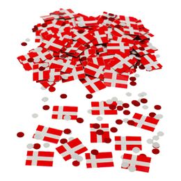 Konfetti Danske Flag