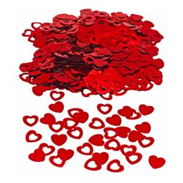 Konfetti Røde Hjerter