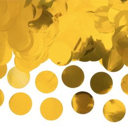 Konfetti Rund Guld Metallic