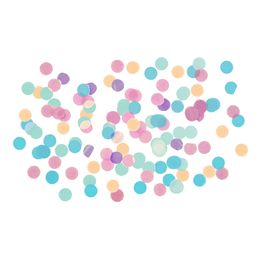Konfetti Rund Pastel Happy Birthday