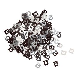 Konfetti Sort/Sølv 13