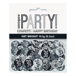 Konfetti Svart/Silver 30