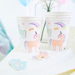 Lysbildefremvisning - Konfetti Unicorns & Rainbows XL