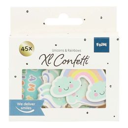 Lysbildefremvisning - Konfetti Unicorns & Rainbows XL