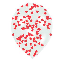 Konfettiballonger Hjerter Store