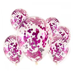 Konfetti-ilmapallot Magenta