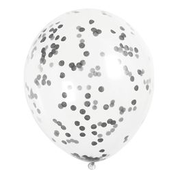 Konfetti-ilmapallot Musta/Harmaa