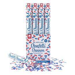 Lysbildefremvisning - Konfettikanon Blå/Rød/Hvid