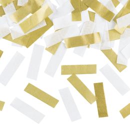 Bildspel - Konfettikanon Happily Ever After Guld/Vit