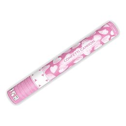 Lysbildefremvisning - Konfettikanon Hjerter Hvite