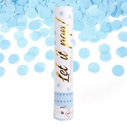 Konfettikanon Ljusblå