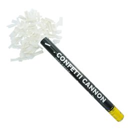 Diaesitys - Konfettitykki Riisipaperi Valkoinen